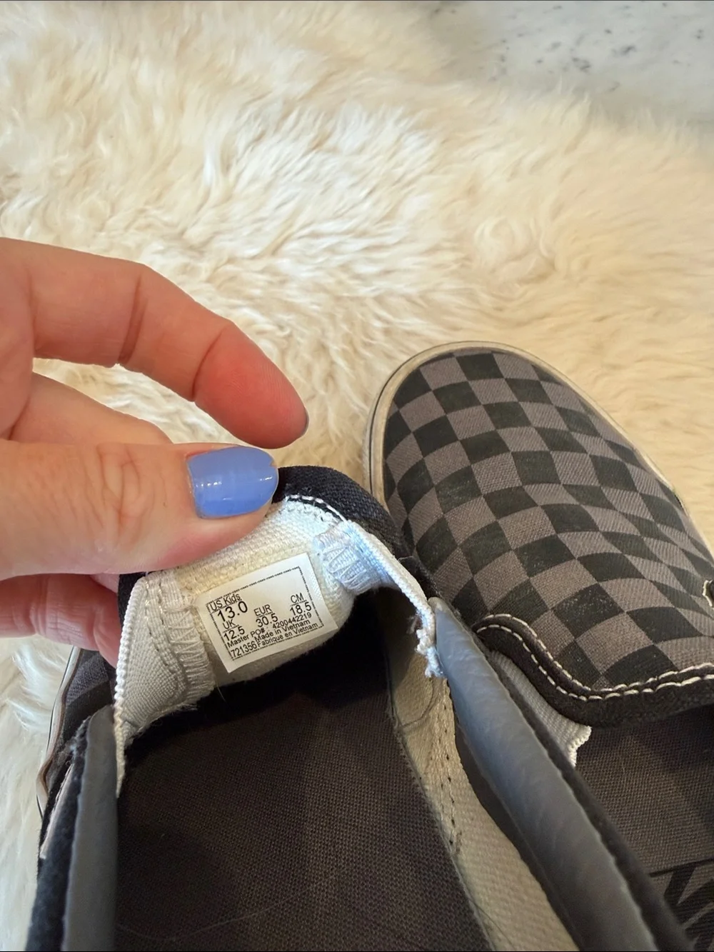 Vans kids slip